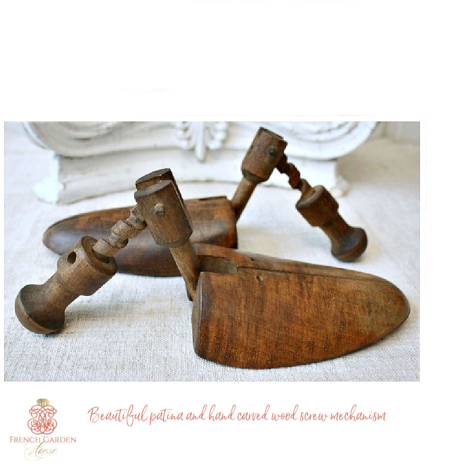 Antique Shoe Stretchers with Wood Screw