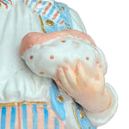 Rare Matched Pair of Antique Bisque Heubach Figurals - Girl & Boy Enjoying Sweets