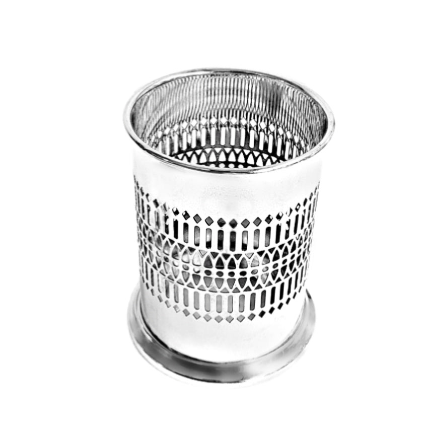 Vintage English Sheffield Silvers Co. Silver Plate Wine Bottle Holder, Syphon Stand