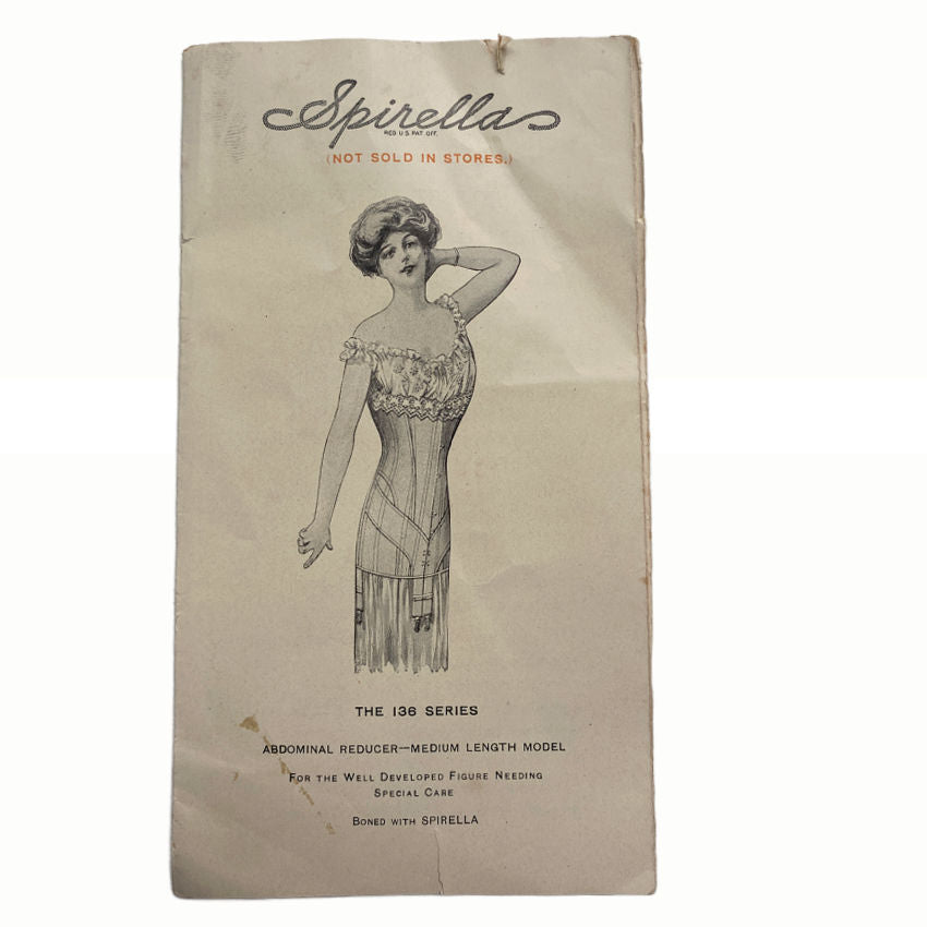 Antique Spirella Corset Phamplet