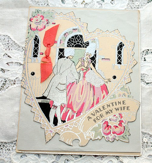 1920&#39;s Deco Valentine&#39;s Day WIFE Card