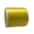 1930's Vintage French Double Faced Satin Ribbon 3" Yellow