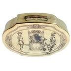 Vintage Brass Marie Antoinette Candy Box