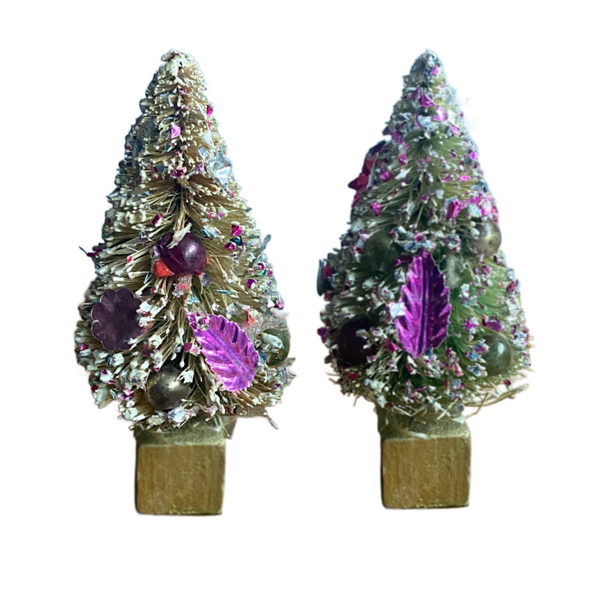 vintage miniature Christmas Trees