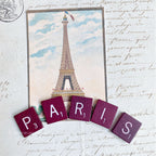 vintage Paris letters