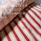 Vintage designer fabric for antique interiors