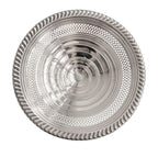 Vintage Sterling SIlver Pedestal Chocolate Bonbon Dish with Filigree