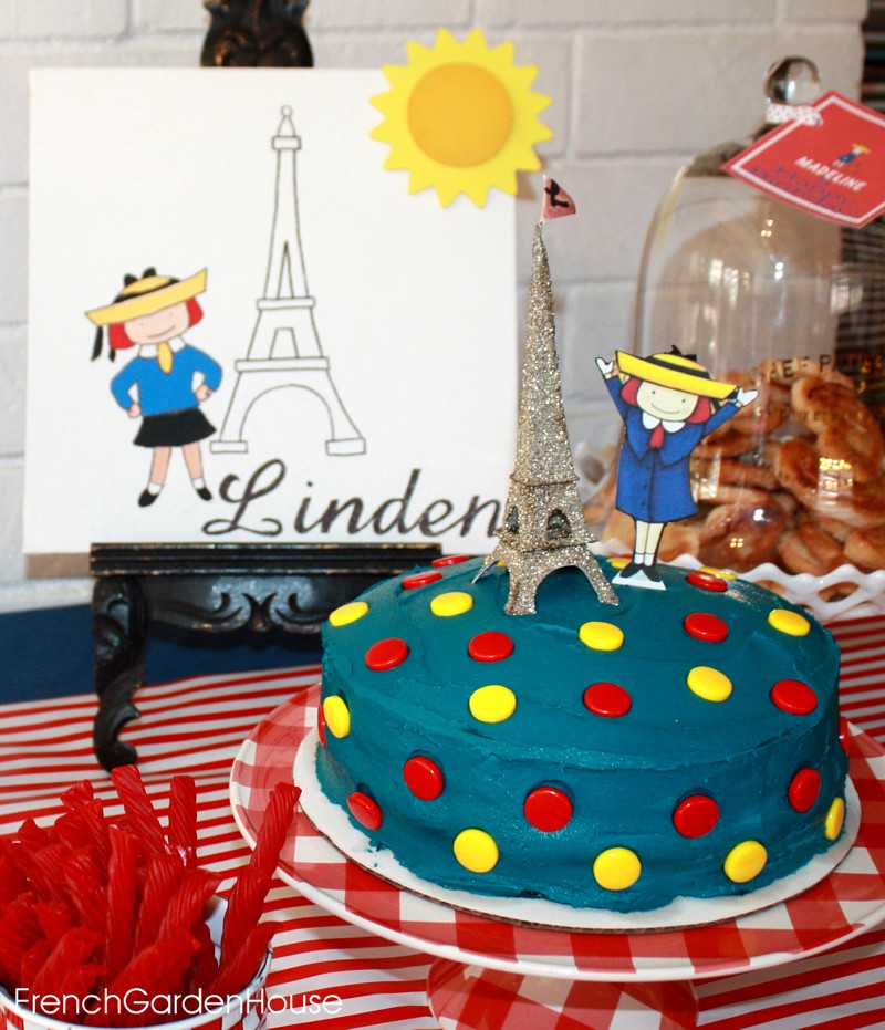 MadelinePartyFrenchGardenHouseBirthdayCake