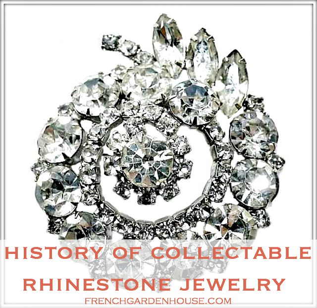 History of Collectable Rhinestone Jewelry