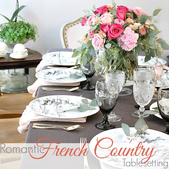 ROMANTIC FRENCH COUNTRY SUMMER TABLE | How to Set your Table like a PRO