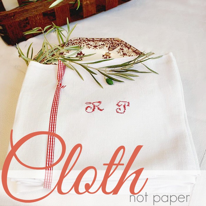 THE BEAUTY OF CLOTH NOT PAPER