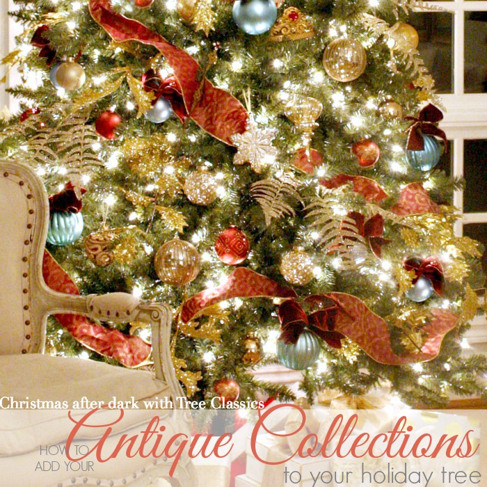 How to Add your Antique Collections to your Christmas Tree