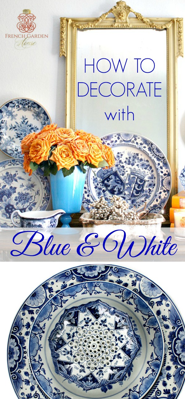 Decorating with Blue and White