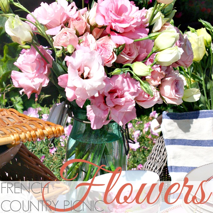 FRENCH COUNTRY PICNIC FLOWERS