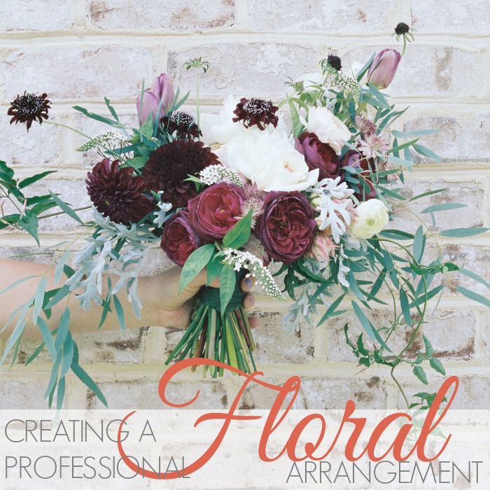 CREATING A PROFESSIONAL FLORAL ARRANGEMENT