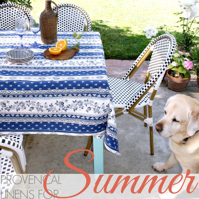 PROVENCAL LINENS FOR SUMMER