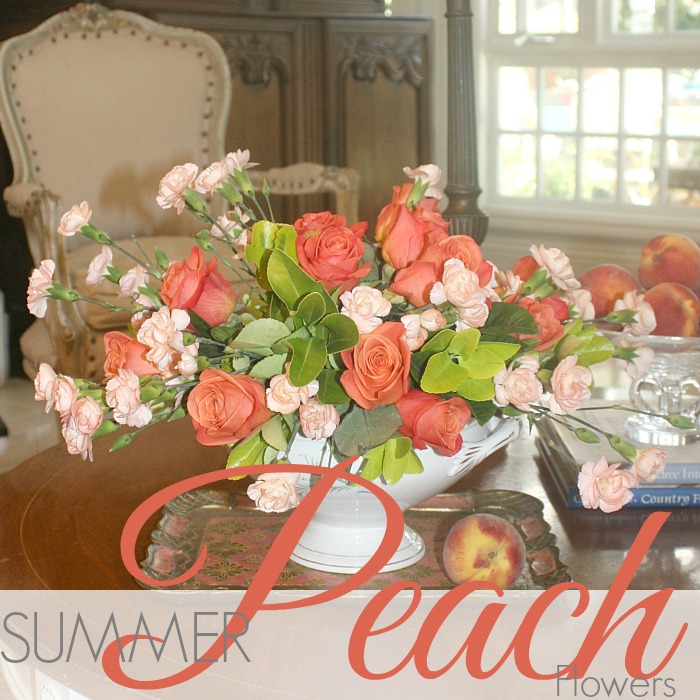 MONDAY MORNING BLOOMS | SUMMER PEACH FLOWERS