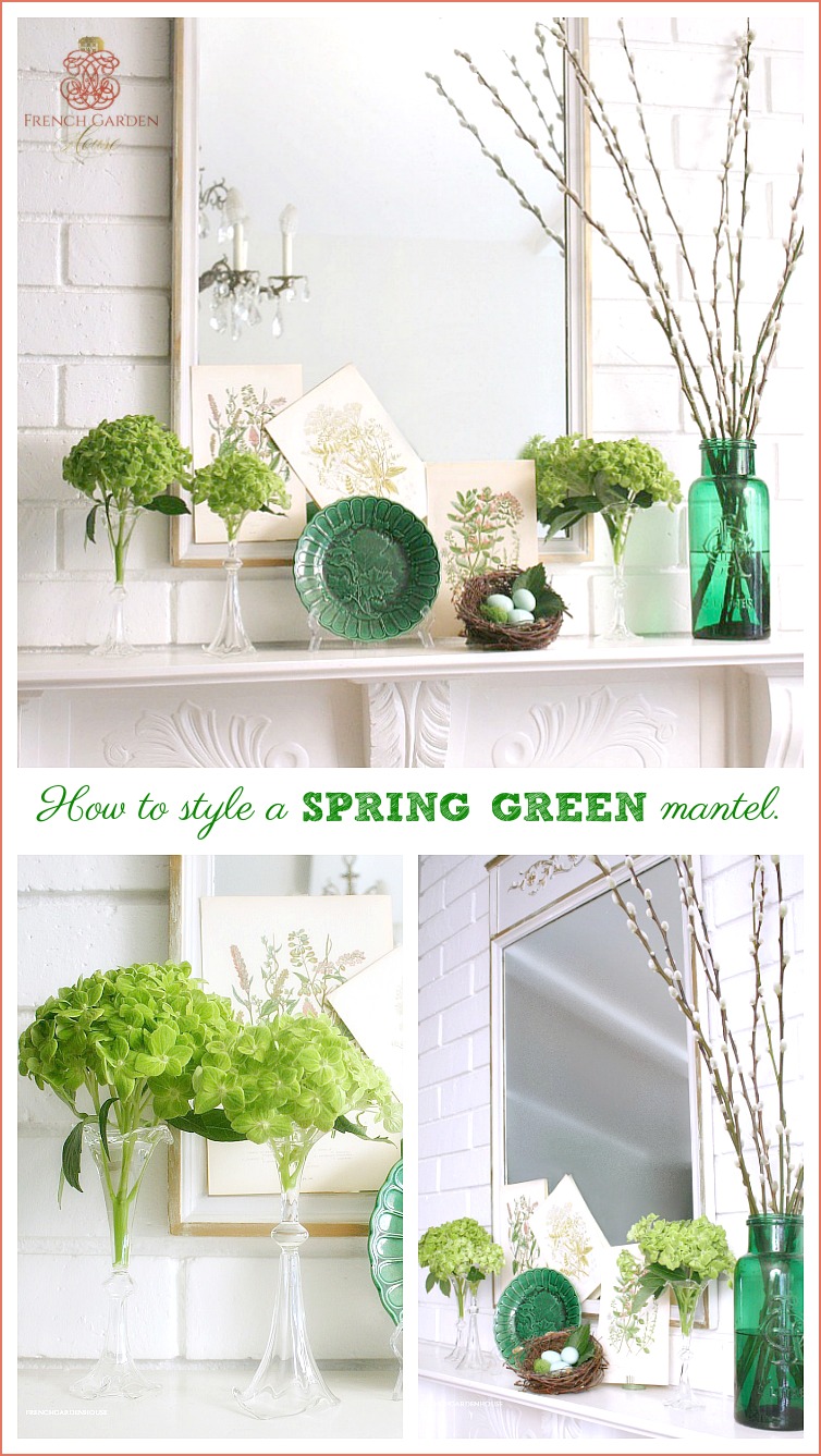 how to design a spring mantel