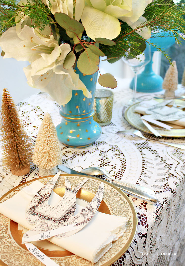 French style Christmas Table