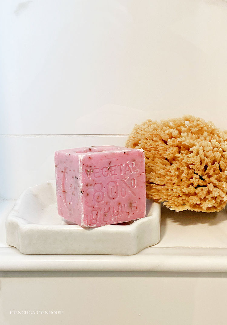 Bathroom with Natural French Soap