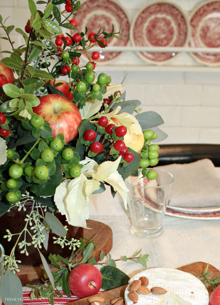 French Country table for dinner party