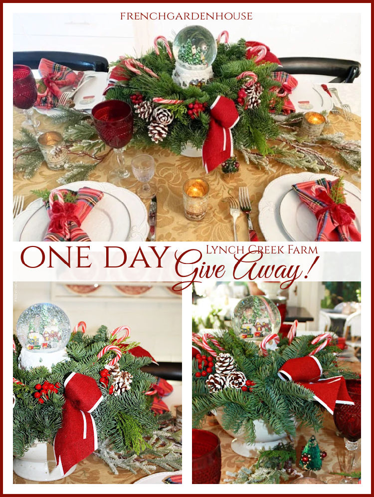 Lynch Creek farm Holiday Give Away with FrenchGardenHouse