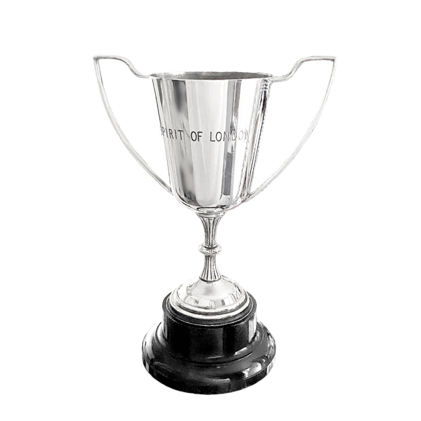 antique silver London trophy cup