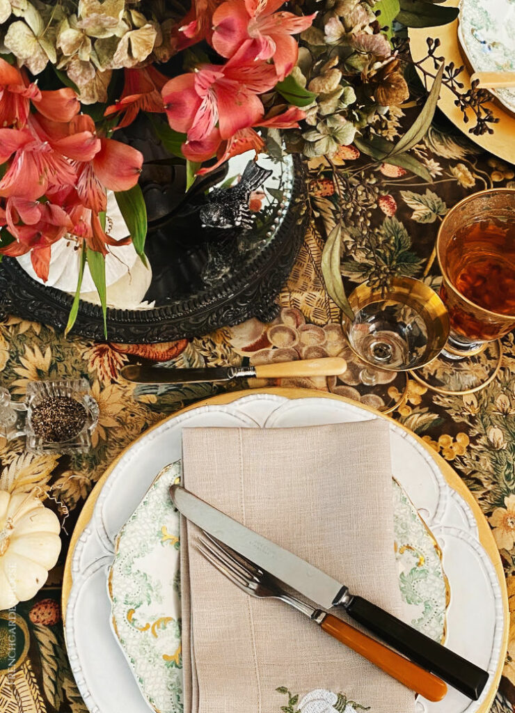 Thanksgiving table setting