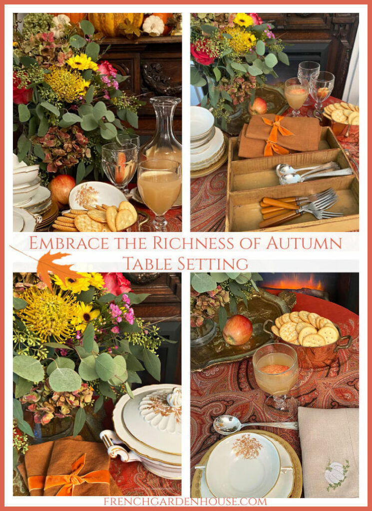 Set a fall French Country Table