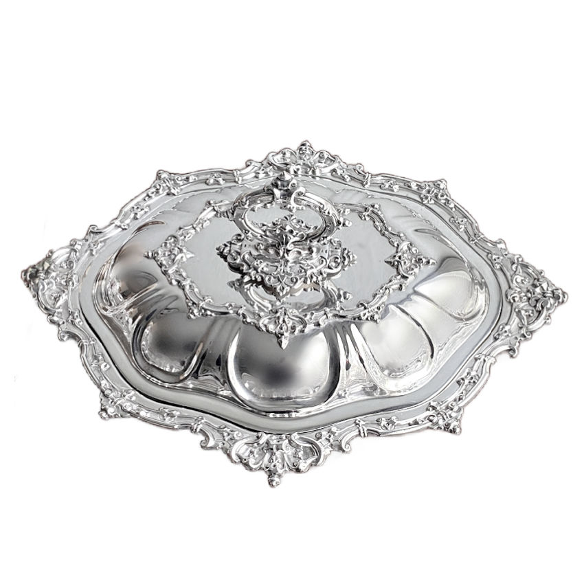 19th century English Silver Sheffield Plate server