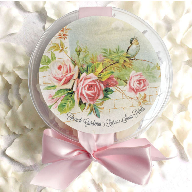 French rose petal soap