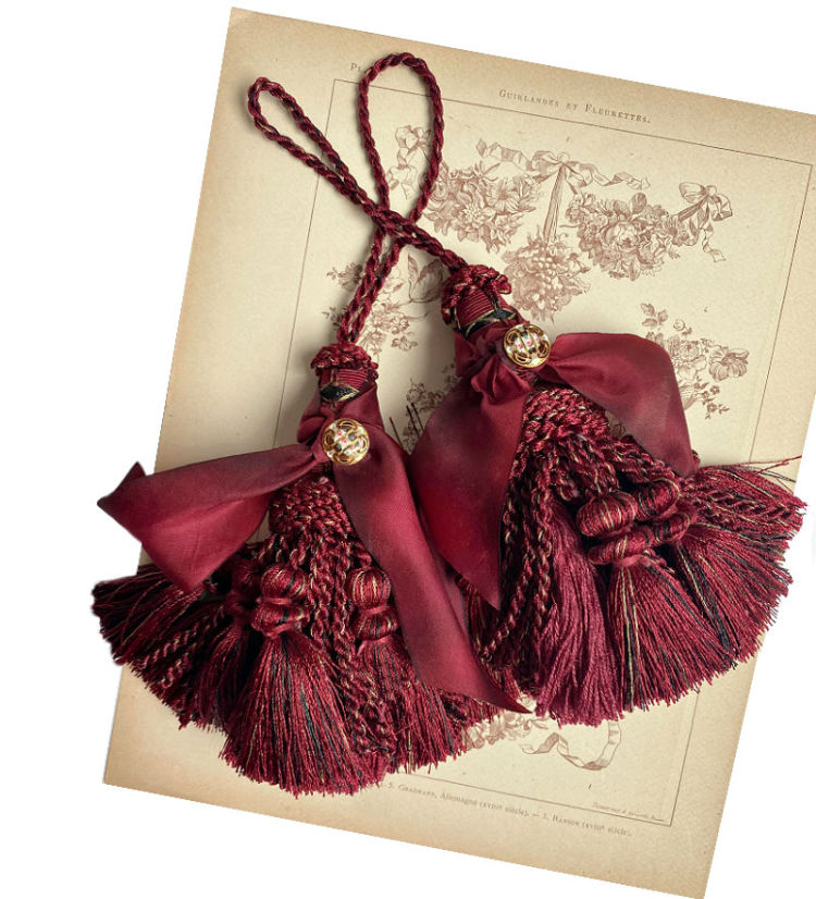 antique french tassels