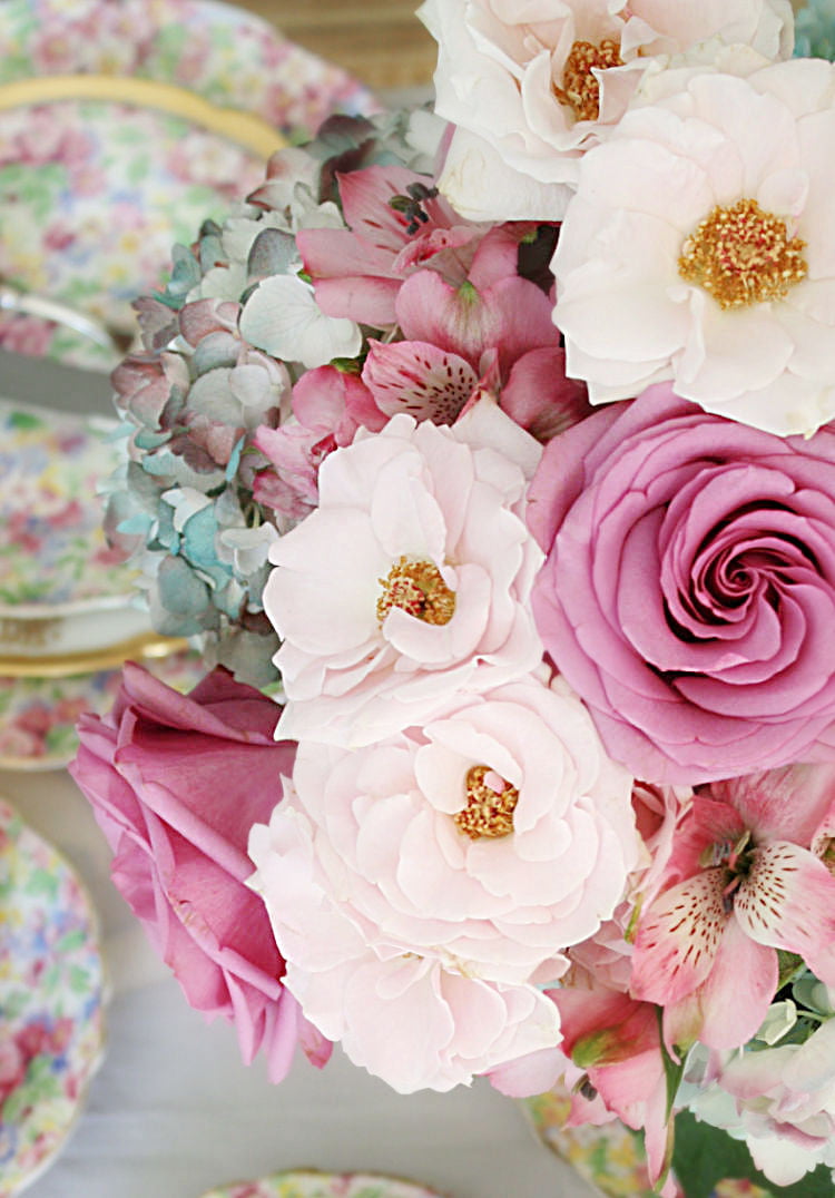 Pink floral bouquet