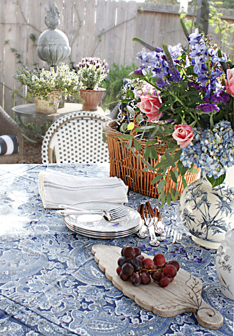 spring French country table