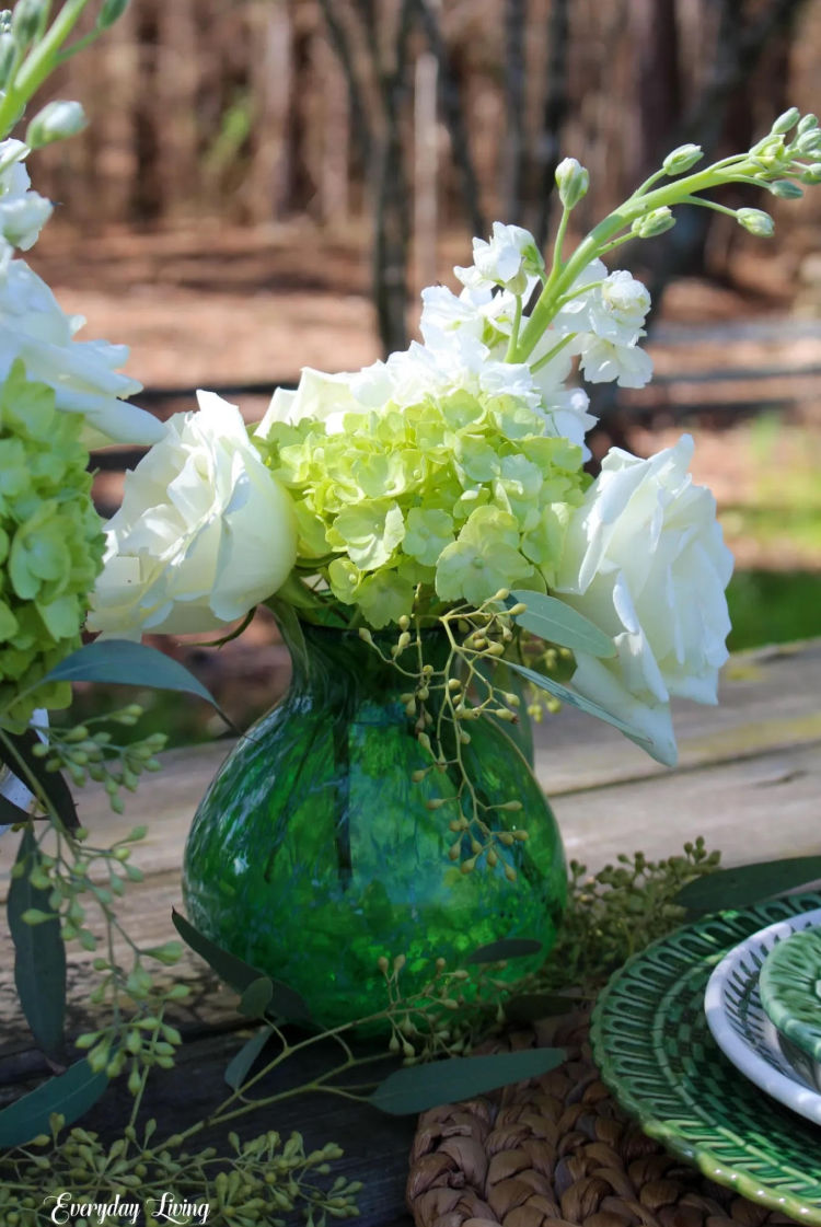 St. Patrick's Day table setting