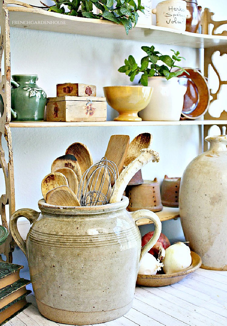 Antique French stoneware