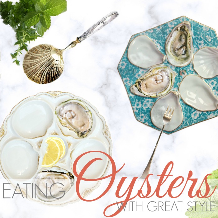 EATING OYSTERS WITH GREAT STYLE