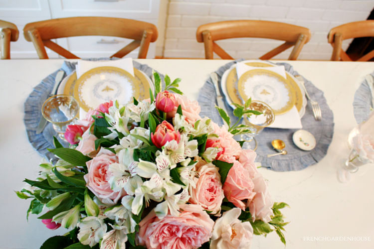 Arrange Flowers in a Compote Bowl