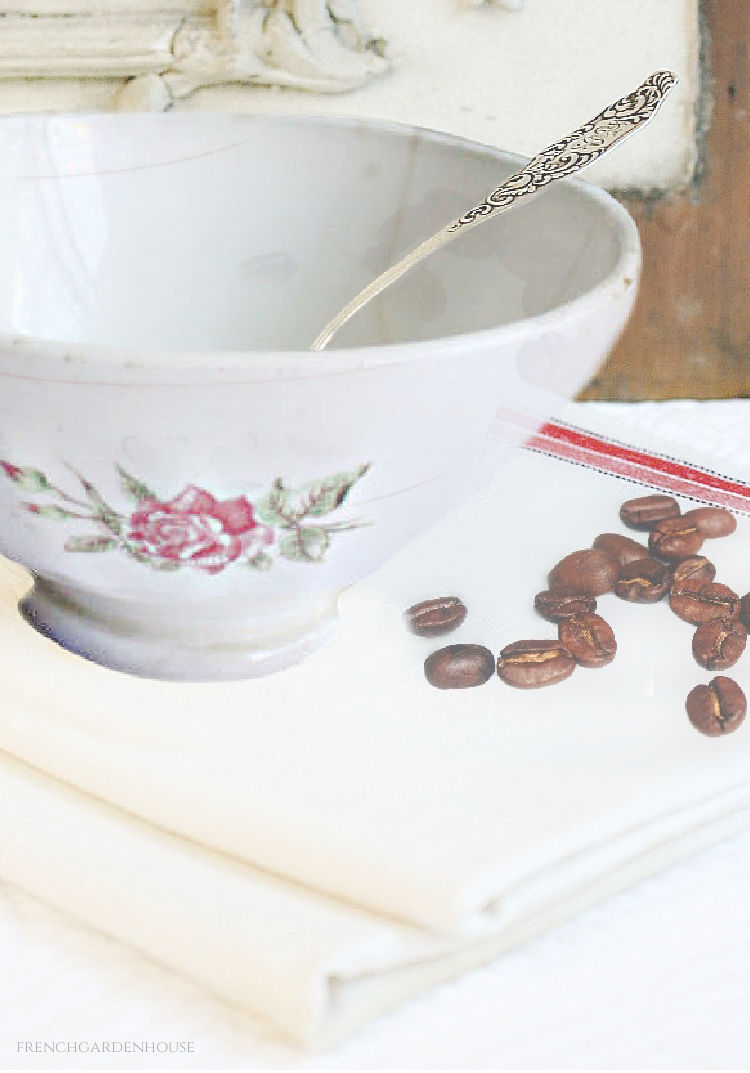 antique coffee bowl French