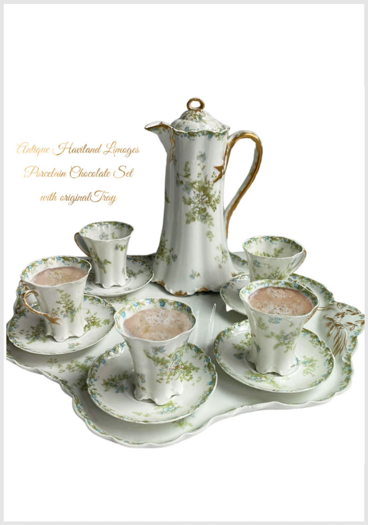 limoges chocolate set complete