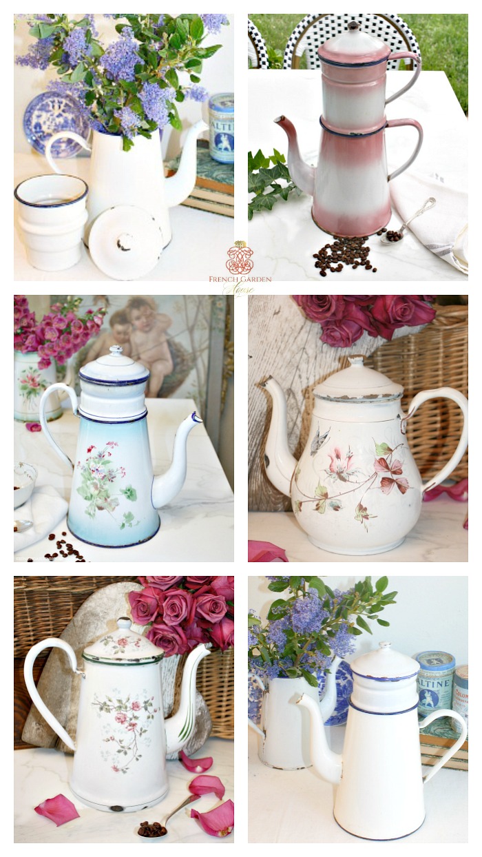 collecting antique french enamelware