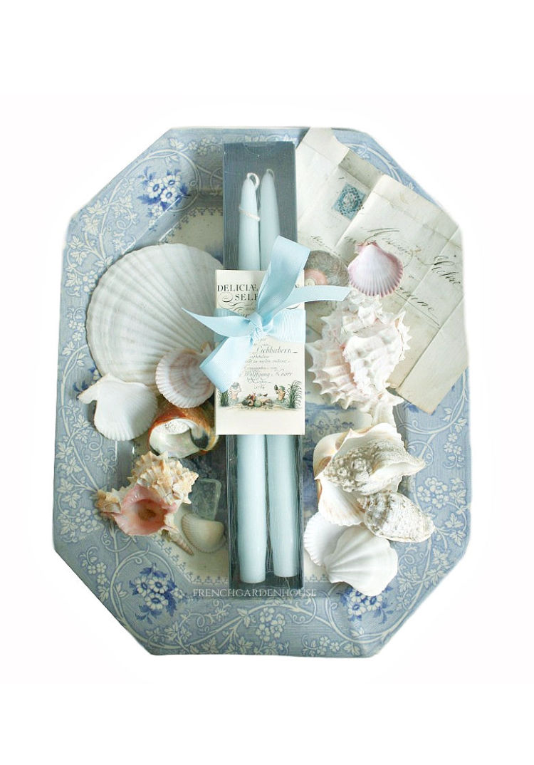 sea mist taper candles luxury gift