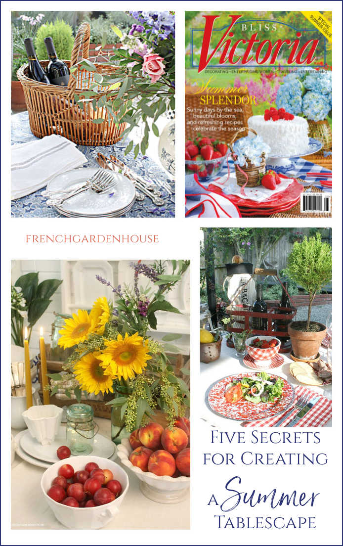 Five Secrets for Creating a Summer Tablescap