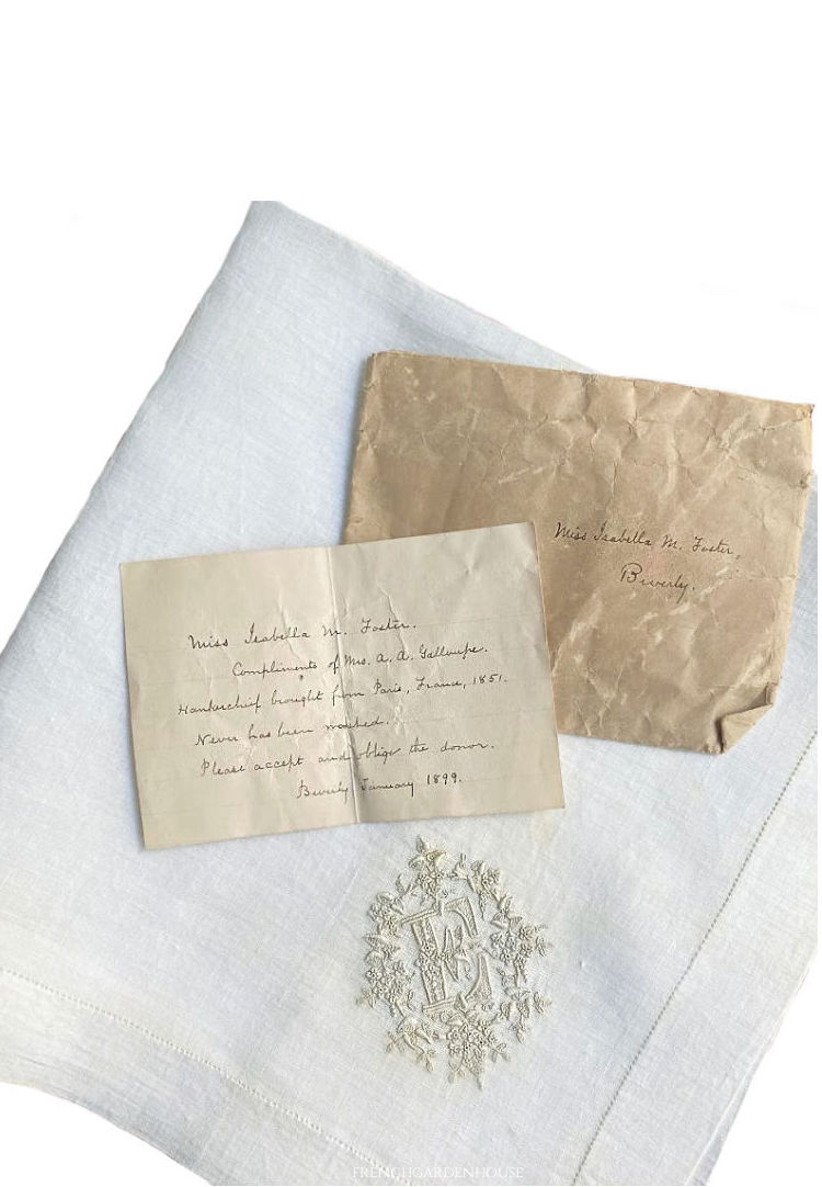 The secret life of a handkerchief from Paris