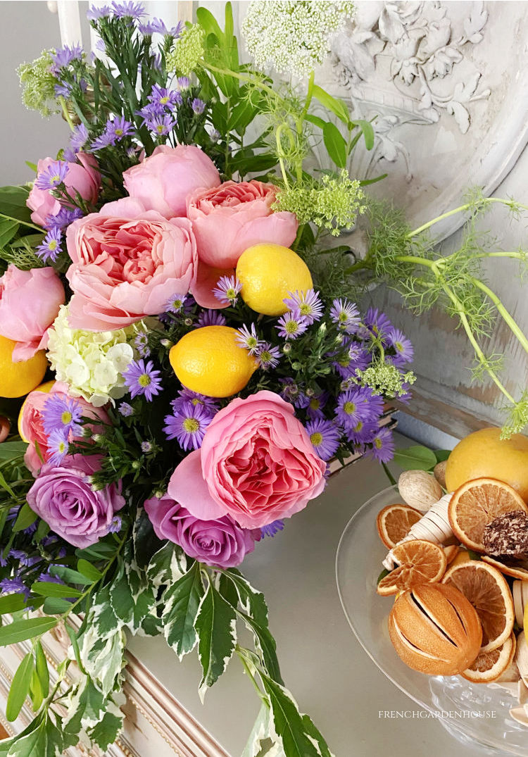 Lemon Fresh Summer Floral Arrangement