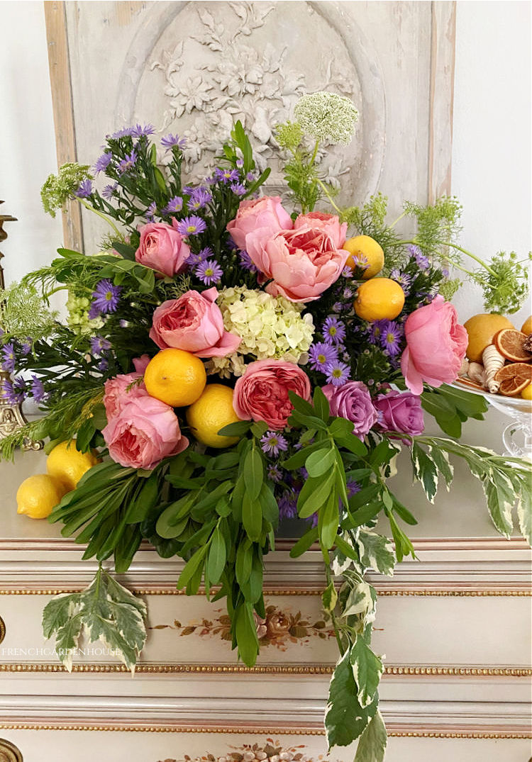 Lemon Fresh Summer Floral Arrangement