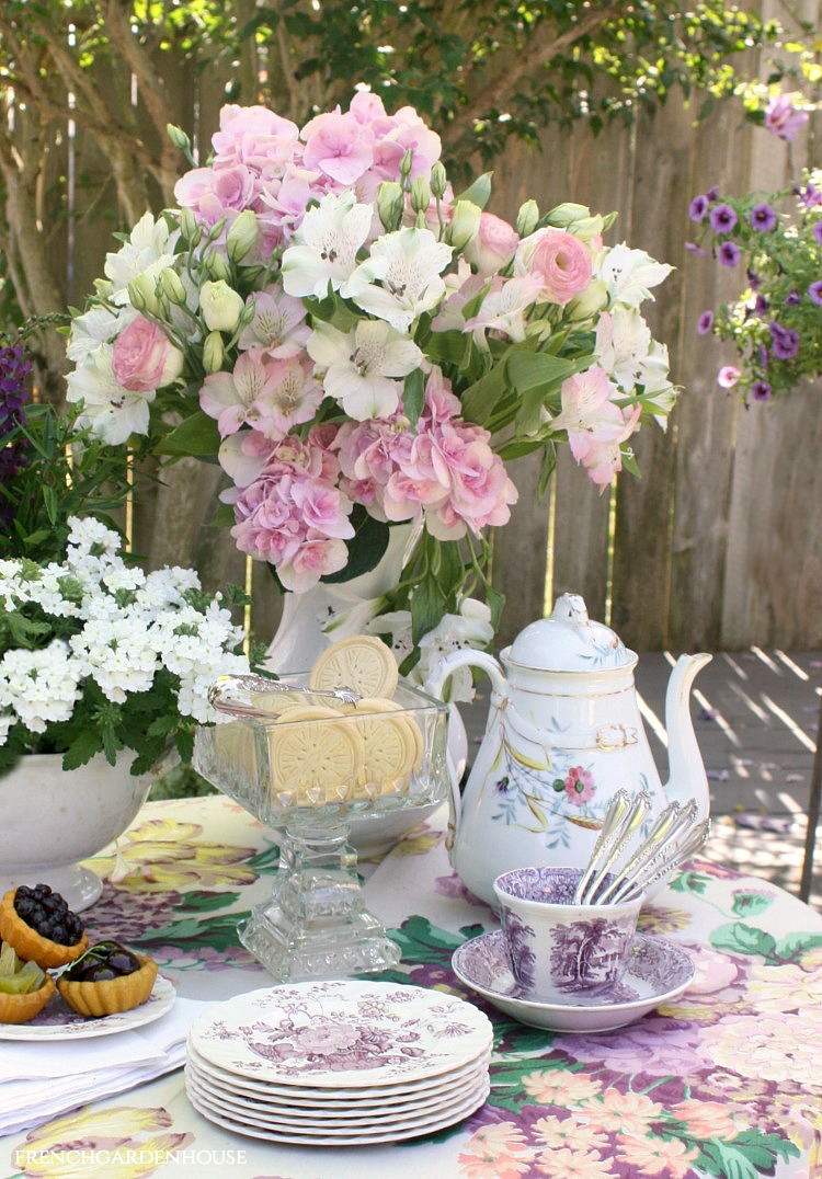 The Pleasure of Tea in the Garden