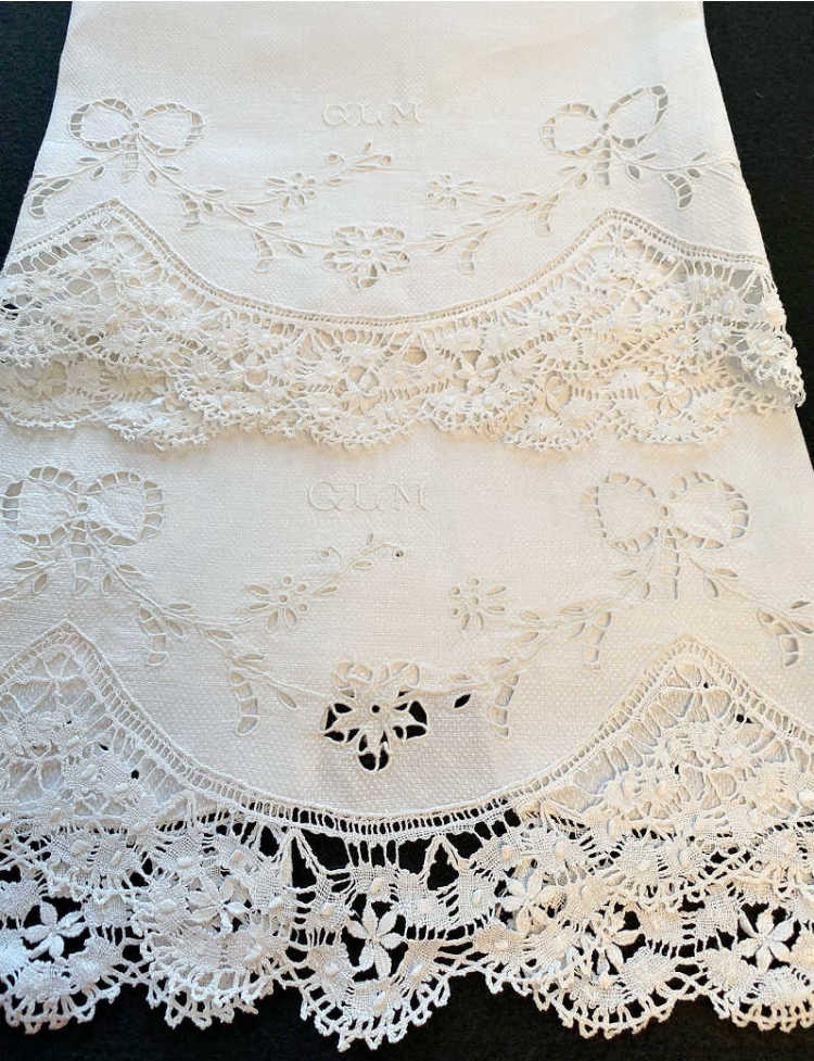 Antique Tablecloths & Table Linens