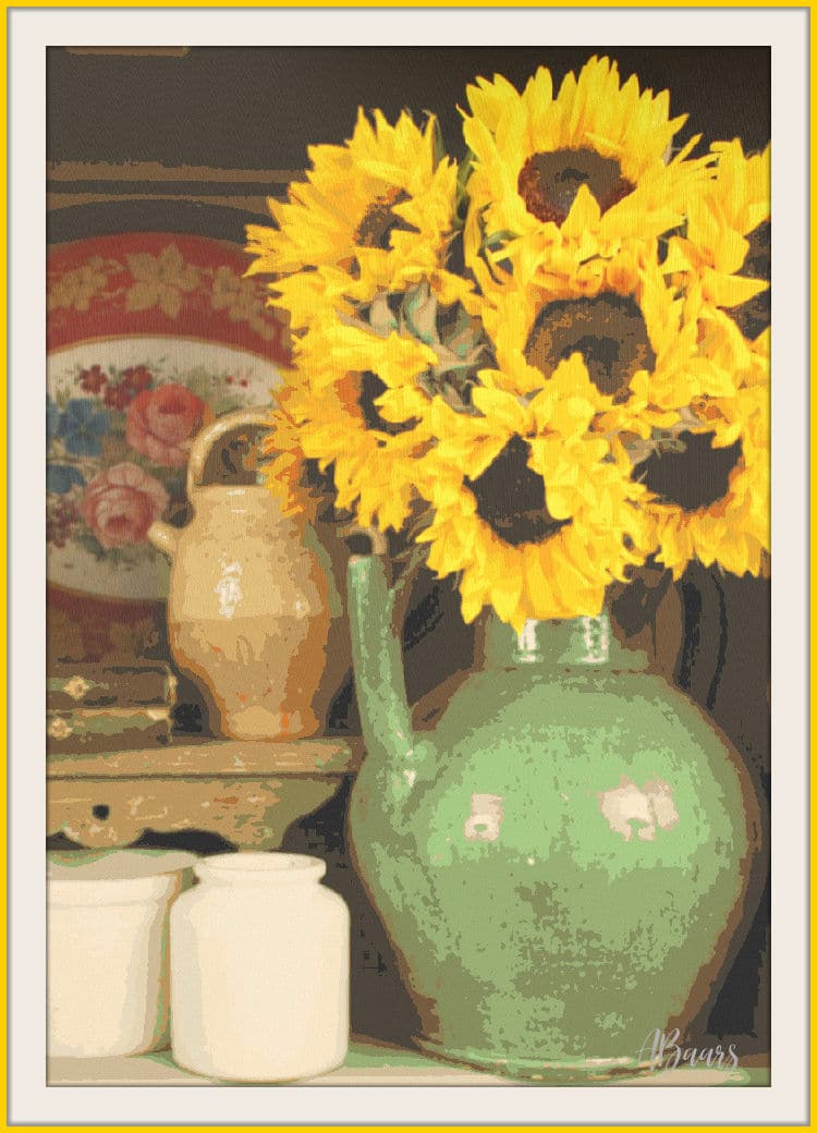 An Easy Sunflower Arrangement