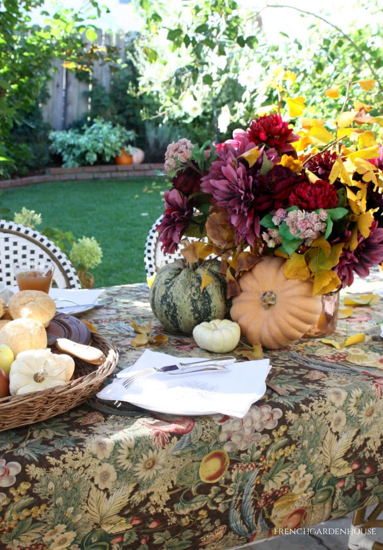 Autumn Al Fresco Entertaining